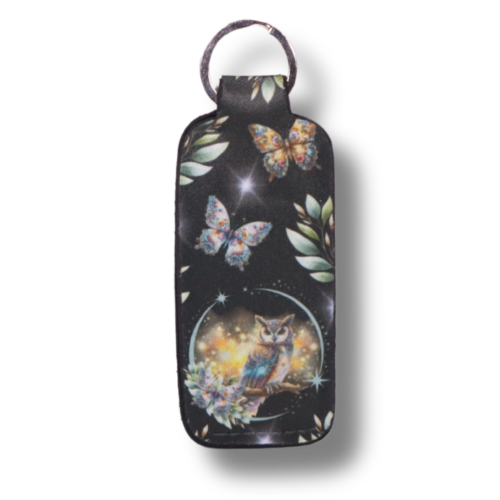 Lip Balm Holder - Mystical Owl & Butterflies - Image 2