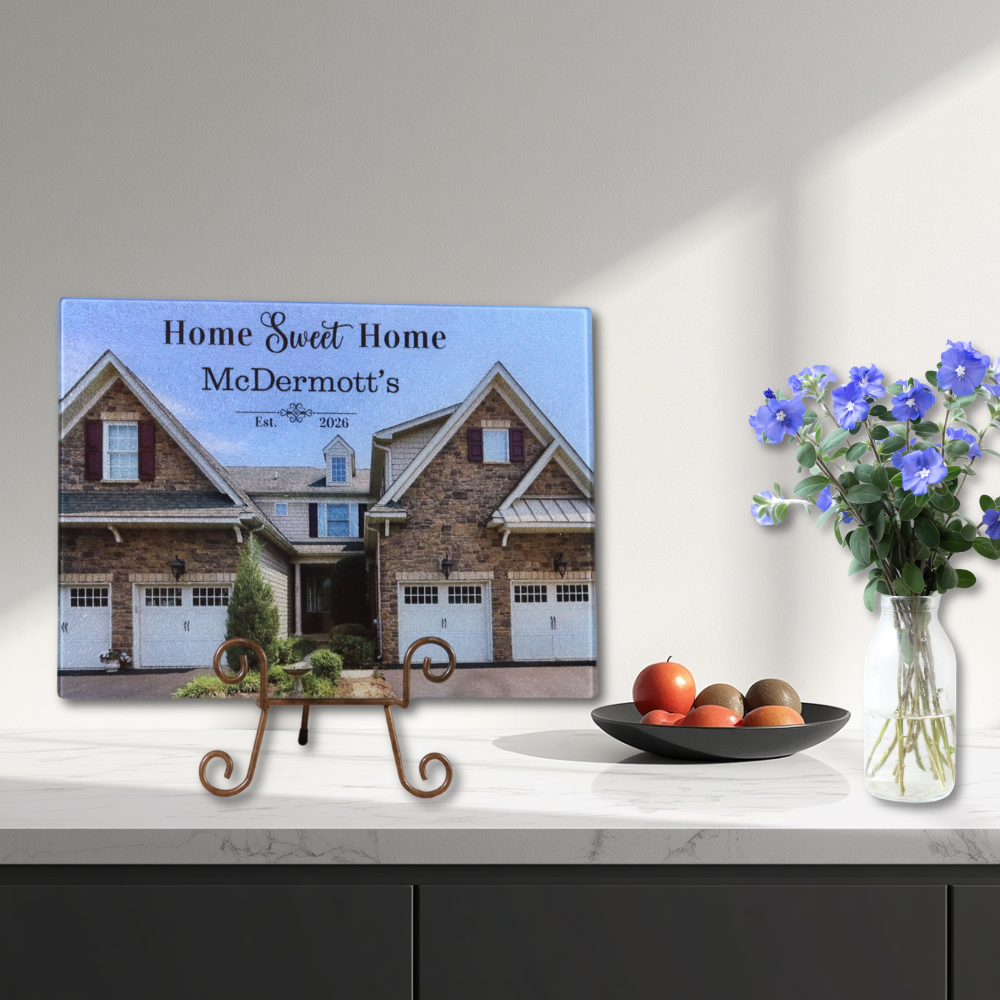 Custom Large Glass Cutting Board | 11 x 15 - Image 4